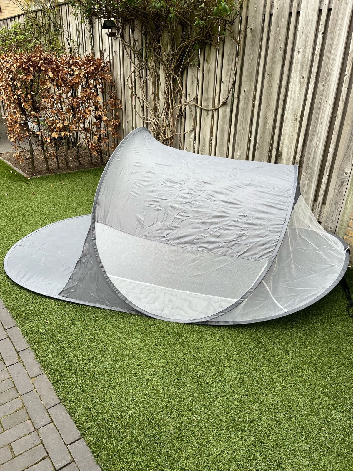 Zelfuitklapbare strandtent met opbergzak - 130x200 cm, Caravans en Kamperen, Ophalen of Verzenden, Zo goed als nieuw
