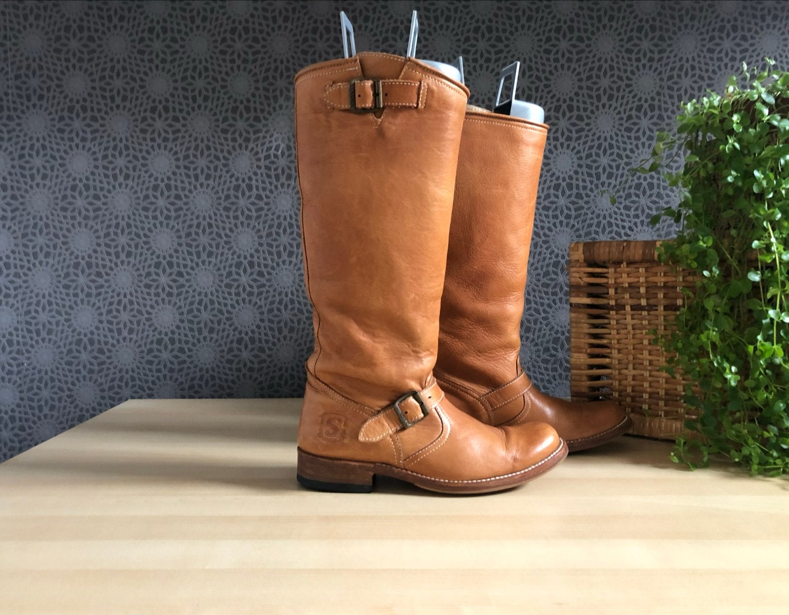Originele Sendra biker boots. Maat 36., Hoge laarzen, Bruin, Verzenden, Zo goed als nieuw