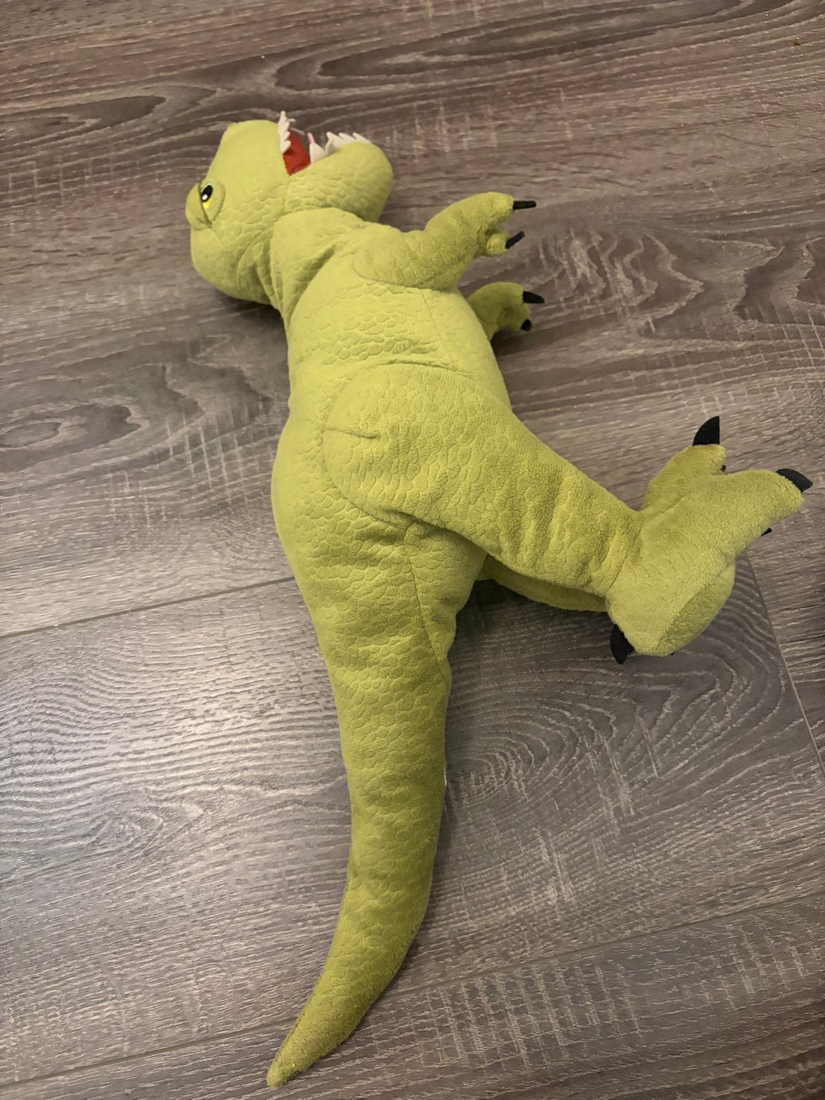 IKEA knuffels: dinosaurus, varken, panda, Ophalen of Verzenden, Middelgroot (20 tot 80 cm), Gebruikt, Groen