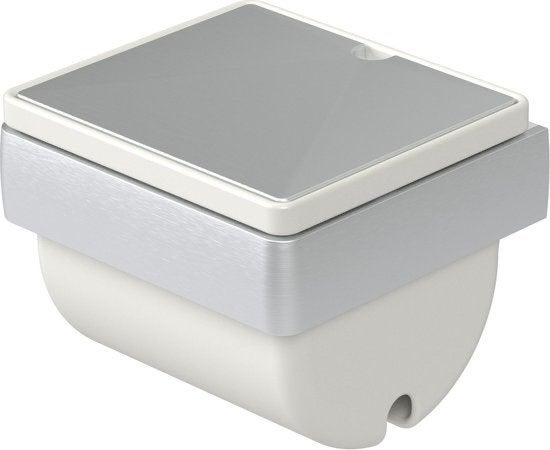 Haceka Aline Toiletrolhouder Bedekt Keramiek Geborsteld AL, ., Beige, Nieuw, Ophalen of Verzenden