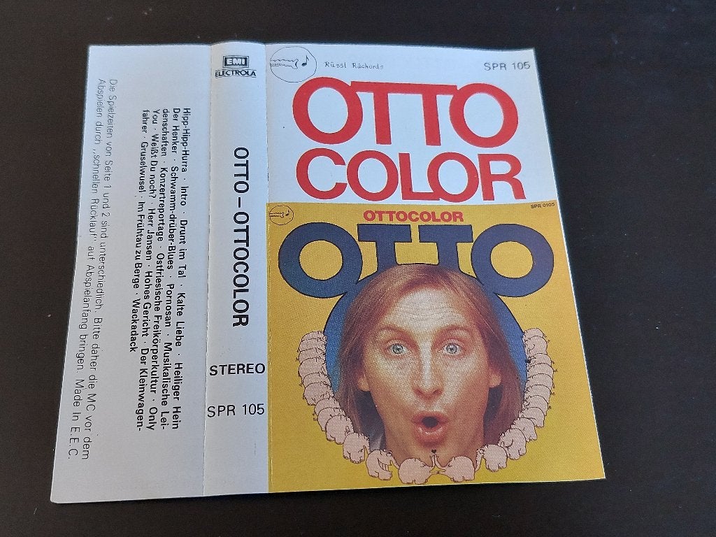 OTTO - OTTOCOLOR (MC), Cd's en Dvd's, Cassettebandjes, Zo goed als nieuw, Origineel, Humor en Cabaret, 1 bandje, Ophalen of Verzenden
