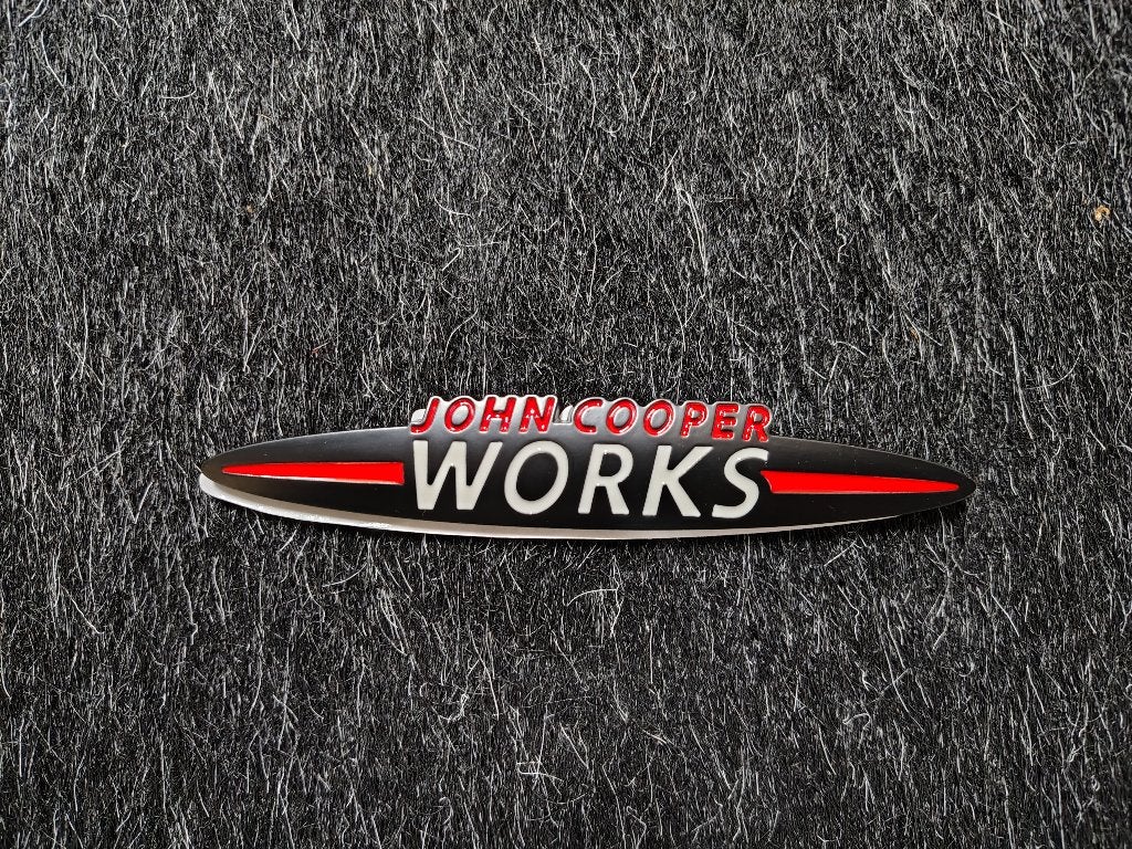 Embleem Mini Cooper S/ JCW / John Cooper Works, Auto-onderdelen, Verzenden, Nieuw, Mini