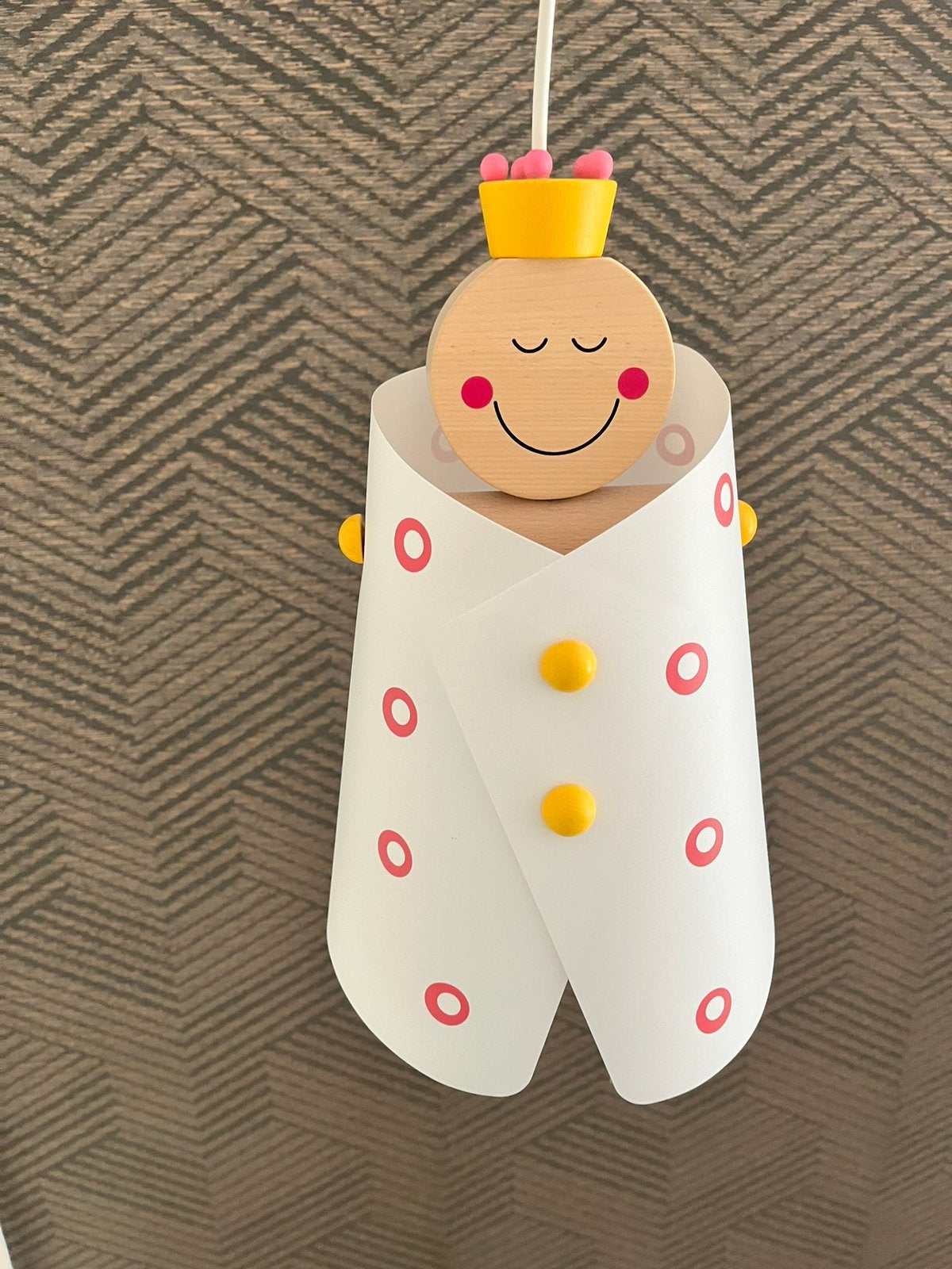 Prinsessenlamp, Huis en Inrichting, Lampen | Hanglampen, Ophalen of Verzenden, Zo goed als nieuw, Minder dan 50 cm