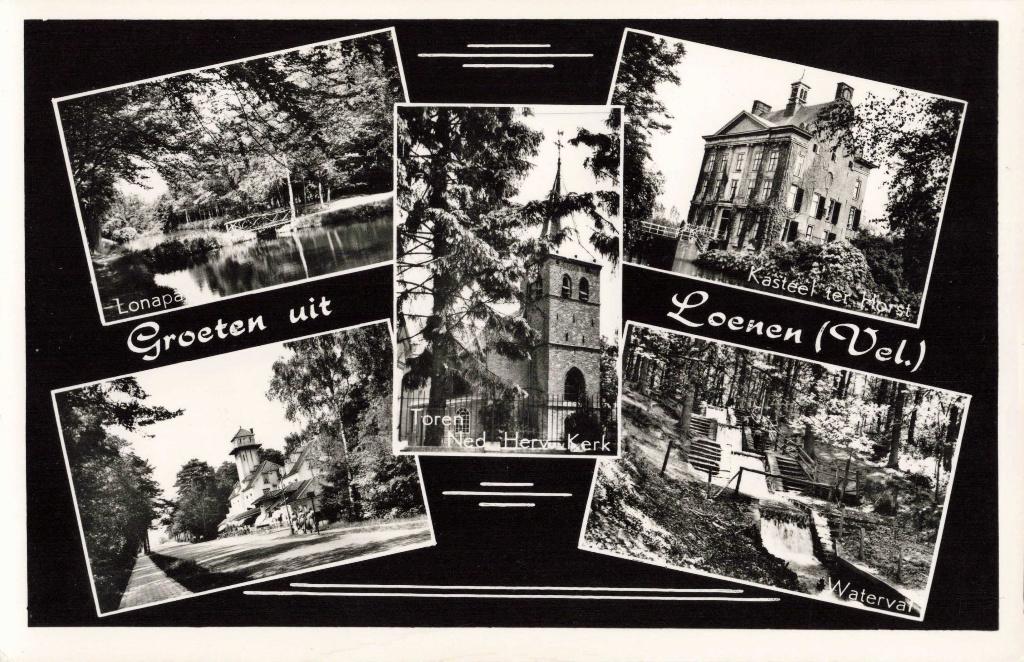 Loenen Veluwe Lonapark Kasteel Ter Horst Waterval OM135, Ophalen, 1960 tot 1980, Ongelopen, Gelderland