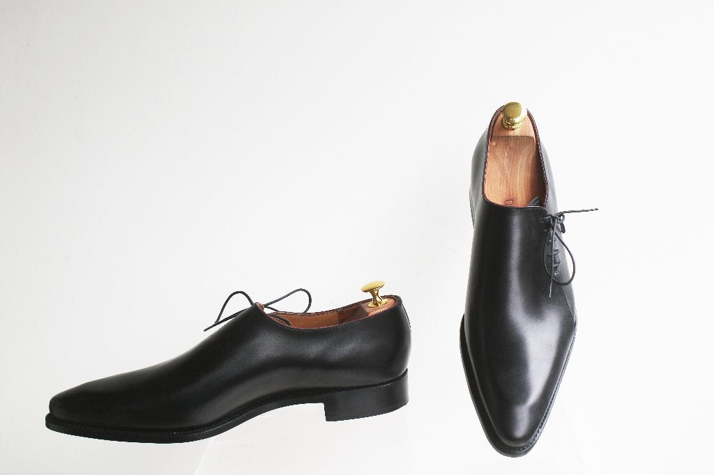Nieuw! Goodyearwelted zwarte Mack James in maat 11 = maat 45, Mack James, Zwart, Nieuw, Ophalen of Verzenden