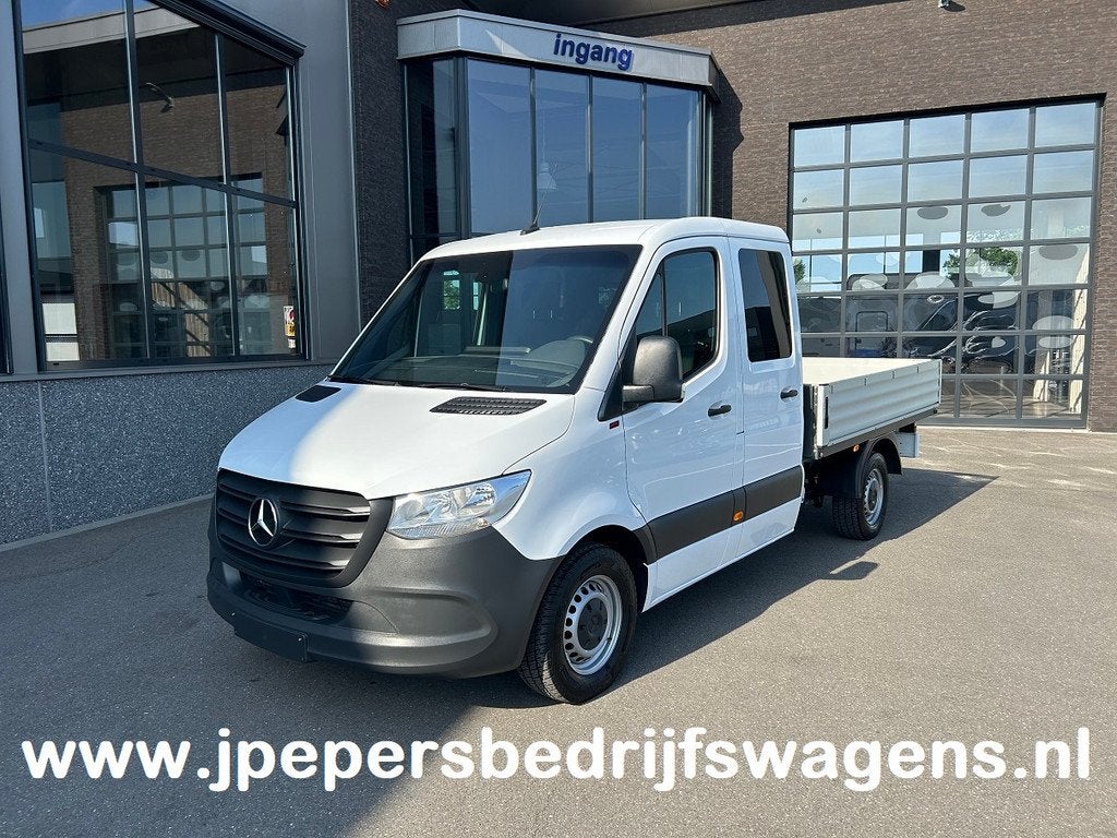 Mercedes-Benz Sprinter 315 CDI L2 D.C. Open laadbak / Trekha, Auto's, Bestelauto's, Gebruikt, 4 cilinders, Wit, Bedrijf