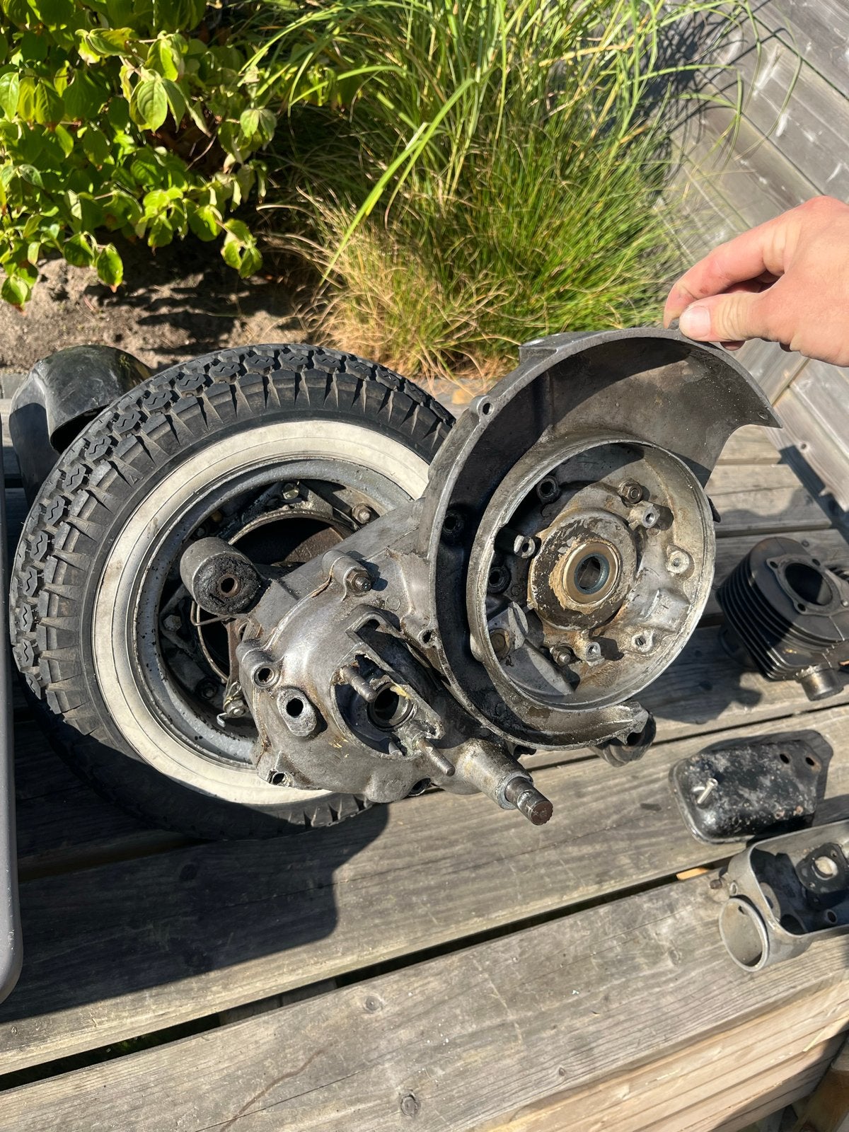 Vespa Super 150 onderdelen: motorblok, carburateur, wielen, Fietsen en Brommers, Brommeronderdelen | Scooters, Ophalen, Gebruikt