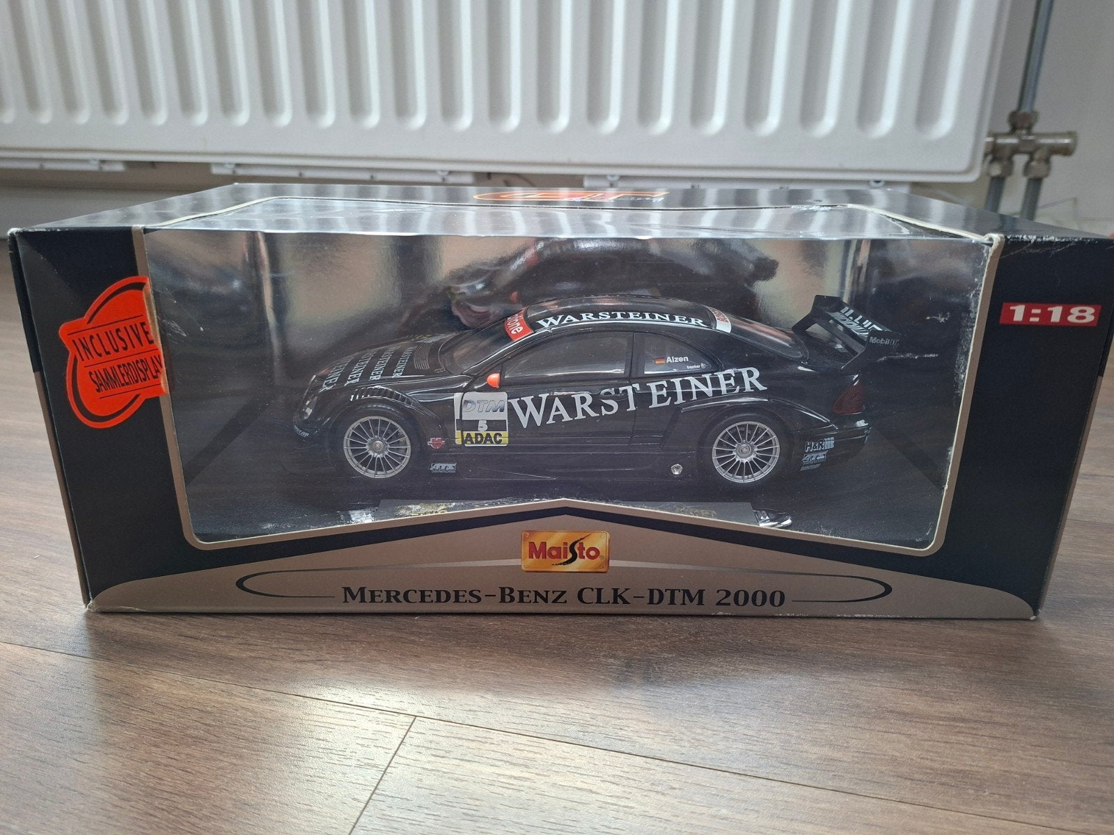 Maisto Mercedes-Benz CLK-DTM 2000 Warsteiner 1:18, Ophalen of Verzenden, Zo goed als nieuw, Auto, Maisto