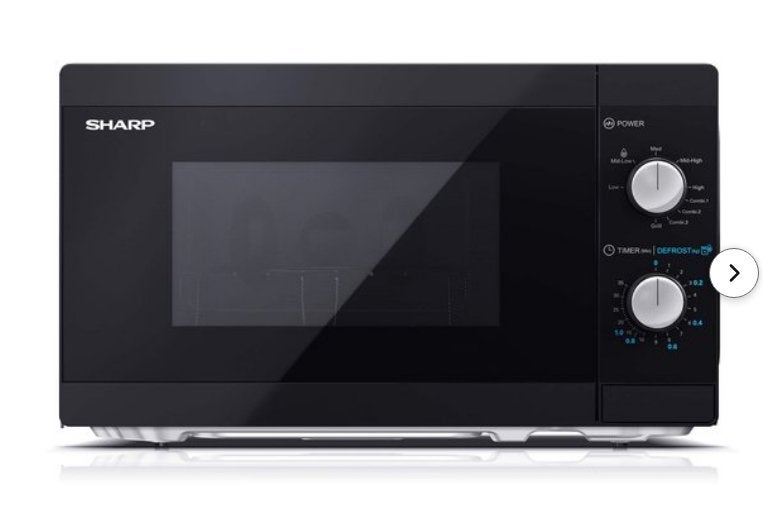 Sharp YC-MG01E-B magnetron en grill, Witgoed en Apparatuur, Magnetrons, Ophalen of Verzenden, Zo goed als nieuw, Grill, Draaiplateau
