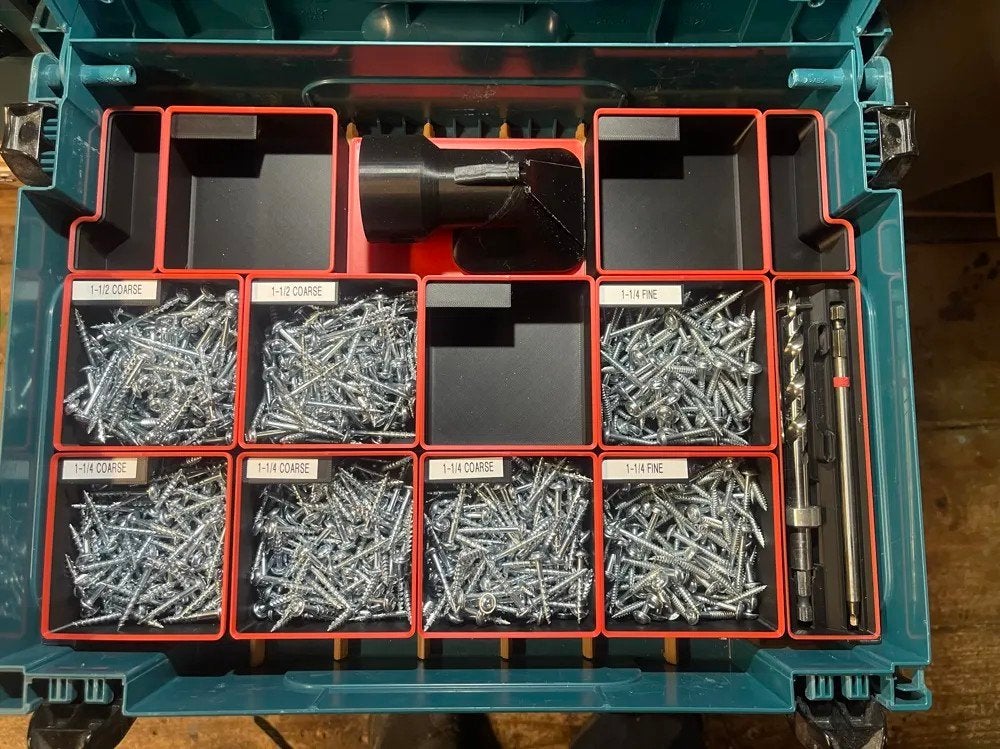 3D Geprinte Bakjes voor Makita Mbox Type 2, Ophalen of Verzenden, Nieuw, Gereedschapsopslag, Makita