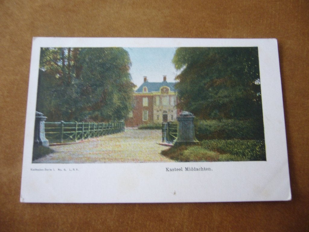DE STEEG  =  KASTEEL MIDDACHTEN  BRIEFKAART, Ophalen of Verzenden, Voor 1920, Ongelopen, Gelderland