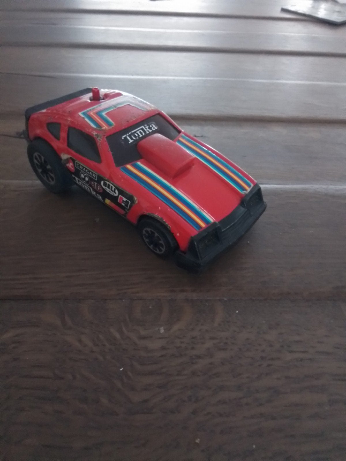 Vintage Tonka speelgoedauto - Rode raceauto, Kinderen en Baby's, Speelgoed | Speelgoedvoertuigen, Ophalen, Gebruikt