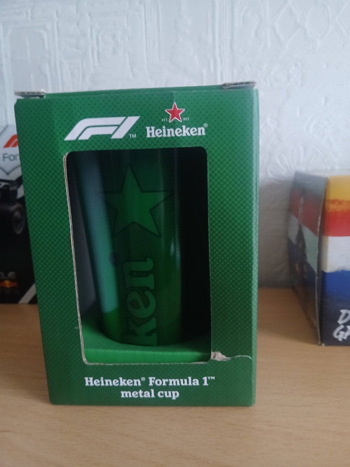 Heineken Formule 1 metalen beker, Ophalen, Nieuw, Formule 1