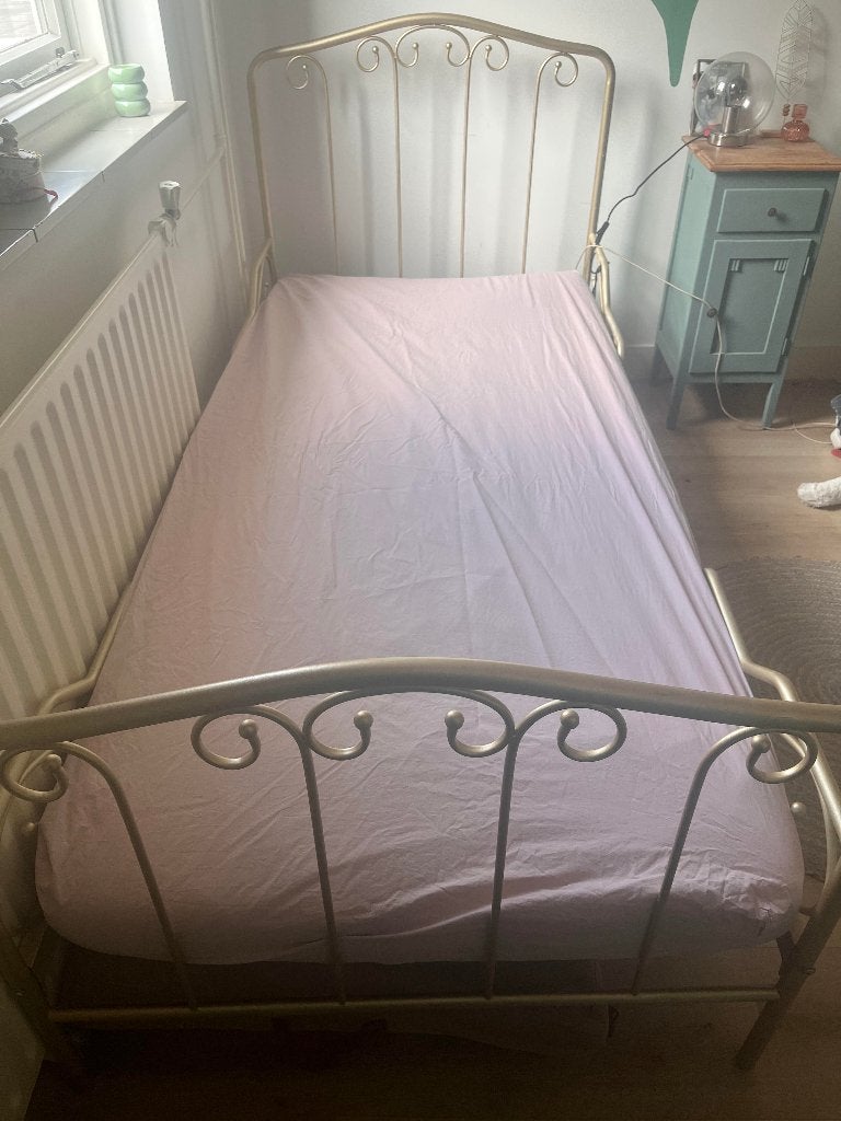 bed 1 persoon, Ophalen, Gebruikt, 90 cm, Eenpersoons