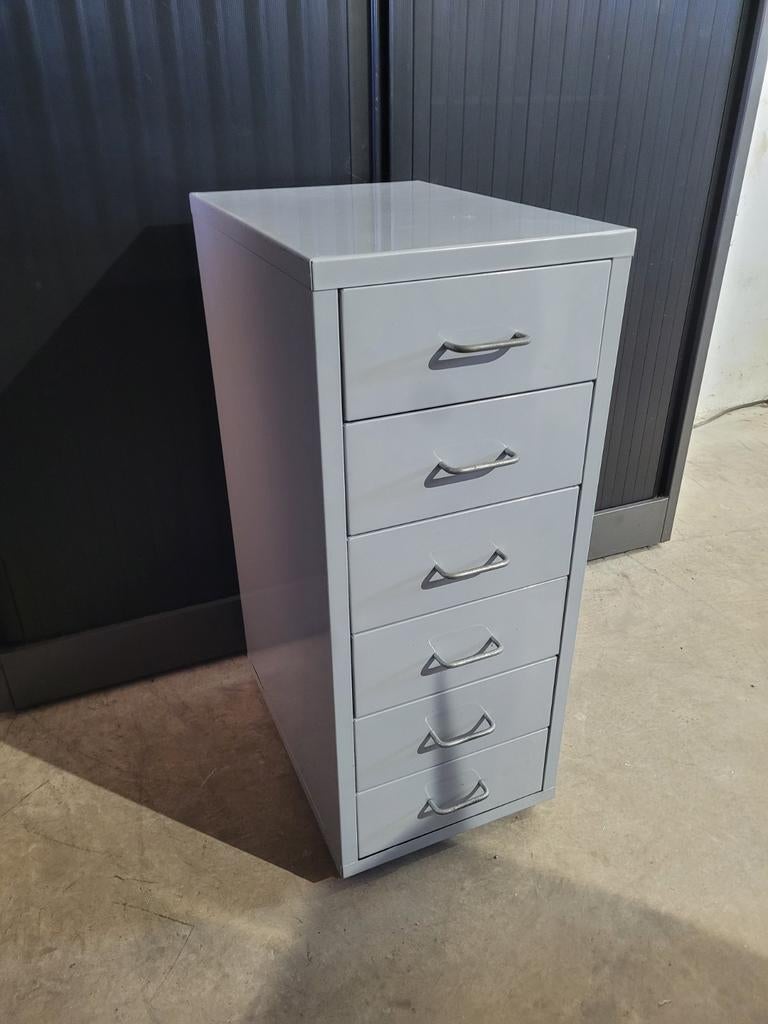 Ikea Helmer 6 ladekast grijs, Ophalen, Minder dan 50 cm, Gebruikt, 5 laden of meer