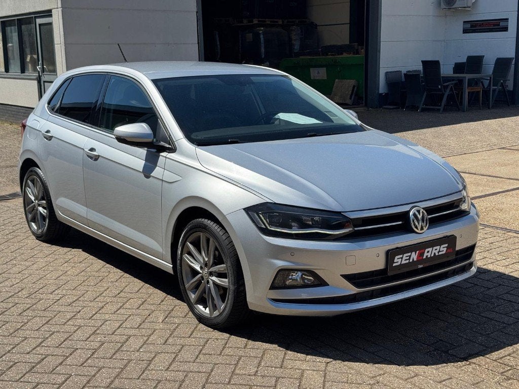 Volkswagen Polo 1.0 TSI 95PK 5D Bluemotion 7-DSG 2018 Grijs, Zwart, 95 pk, Alcantara, Bedrijf