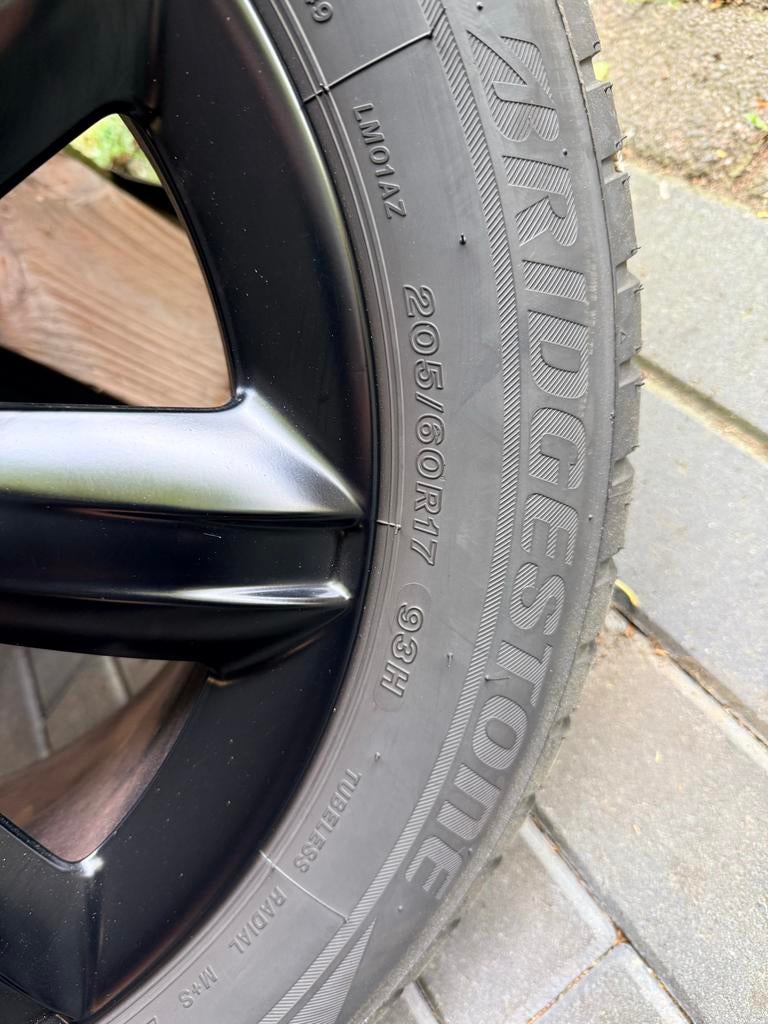 Originele MINI Works 17 inch winterset - Zeer mooie staat, Auto-onderdelen, Banden en Velgen, Ophalen, Gebruikt, Banden en Velgen