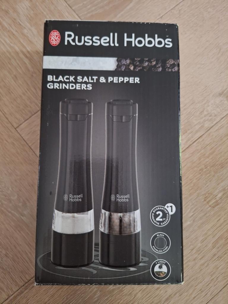 Russell Hobbs Elektrische Zout- en Pepermolens Set, Huis en Inrichting, Keuken | Keukenbenodigdheden, Overige typen, Nieuw, Ophalen of Verzenden