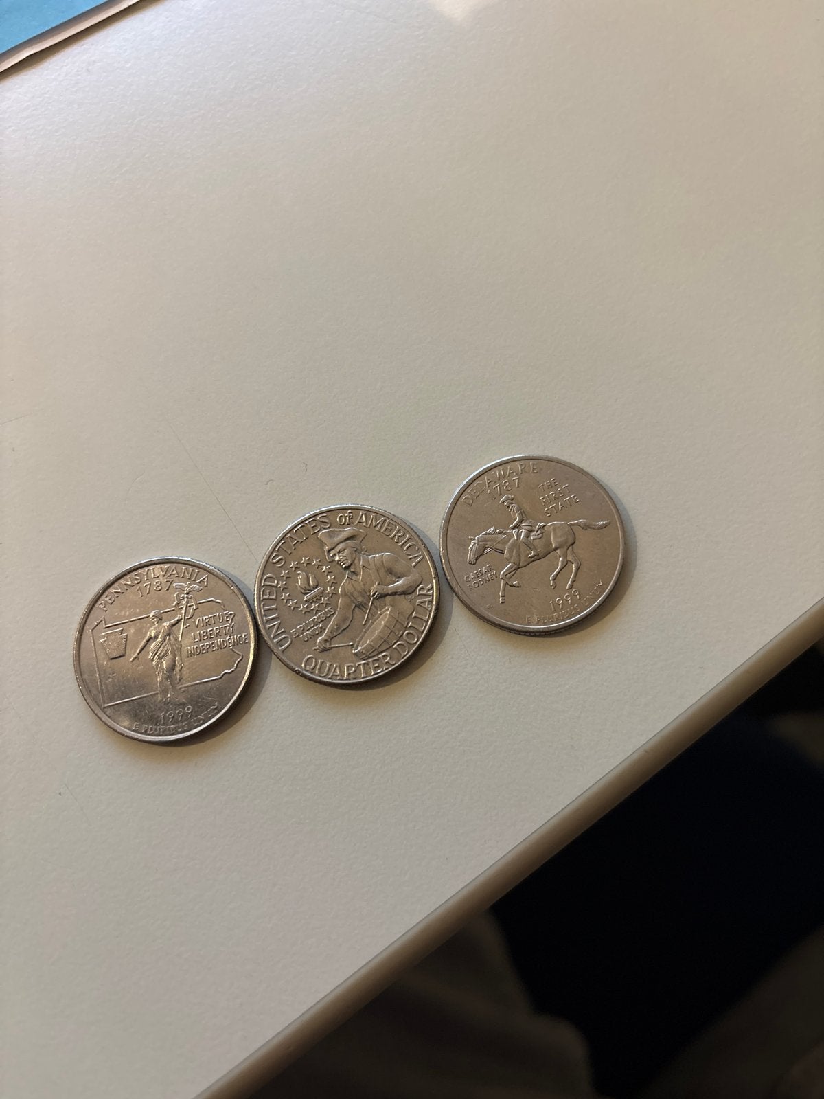 Amerikaanse Quarters - Set van 3 munten, Ophalen of Verzenden, Noord-Amerika, Setje
