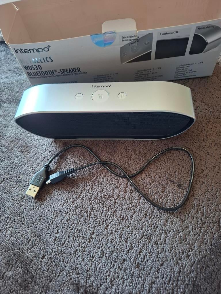 Intempo WDS30 Bluetooth Speaker - Zo goed als nieuw, Audio, Tv en Foto, Luidsprekers, Overige merken, Overige typen, Ophalen of Verzenden