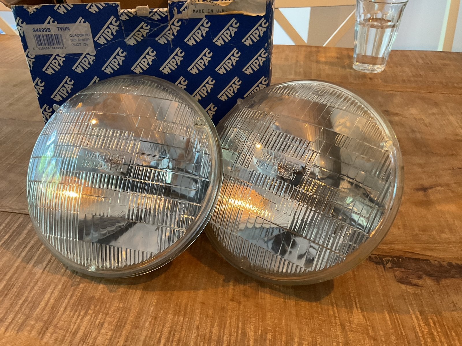 Triumph TR6 Wagner Halogeen Koplampen (set van 2), Ophalen of Verzenden, Nieuw, Triumph