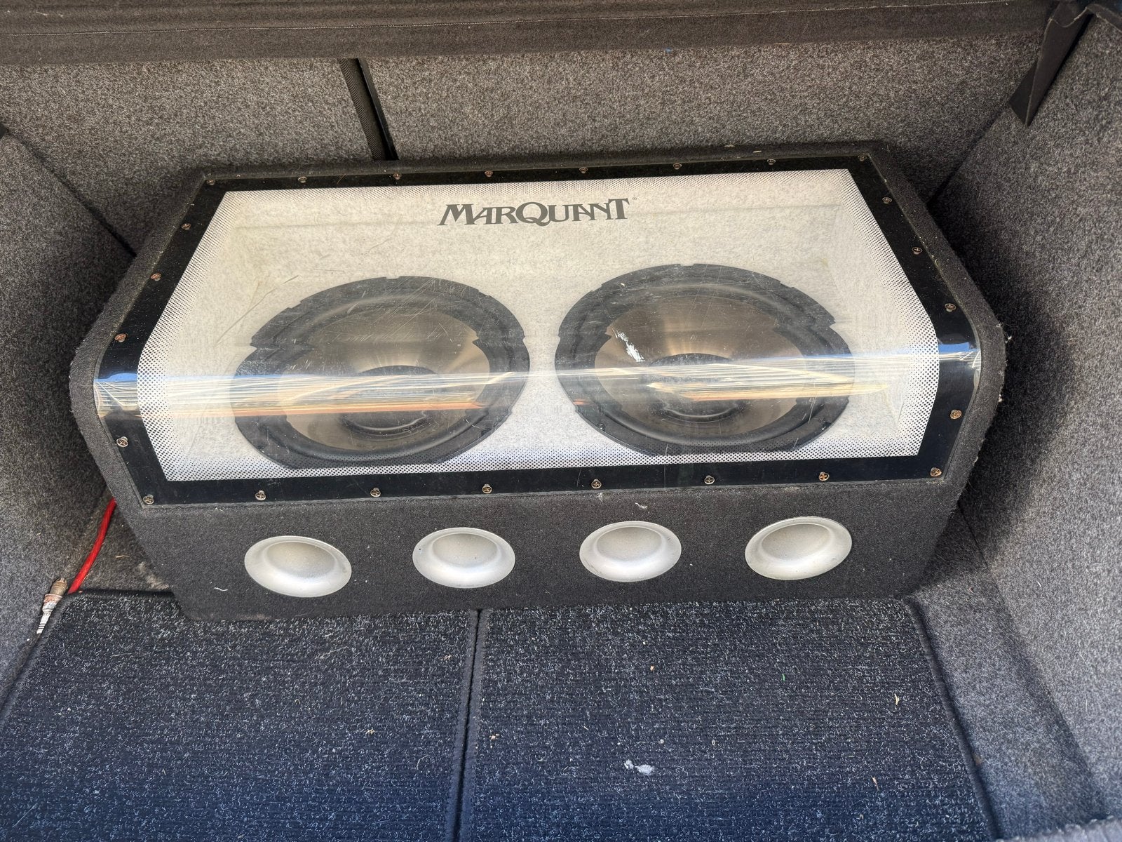Marquant Subwoofer met Versterker - Krachtig Geluid, Ophalen of Verzenden, Gebruikt