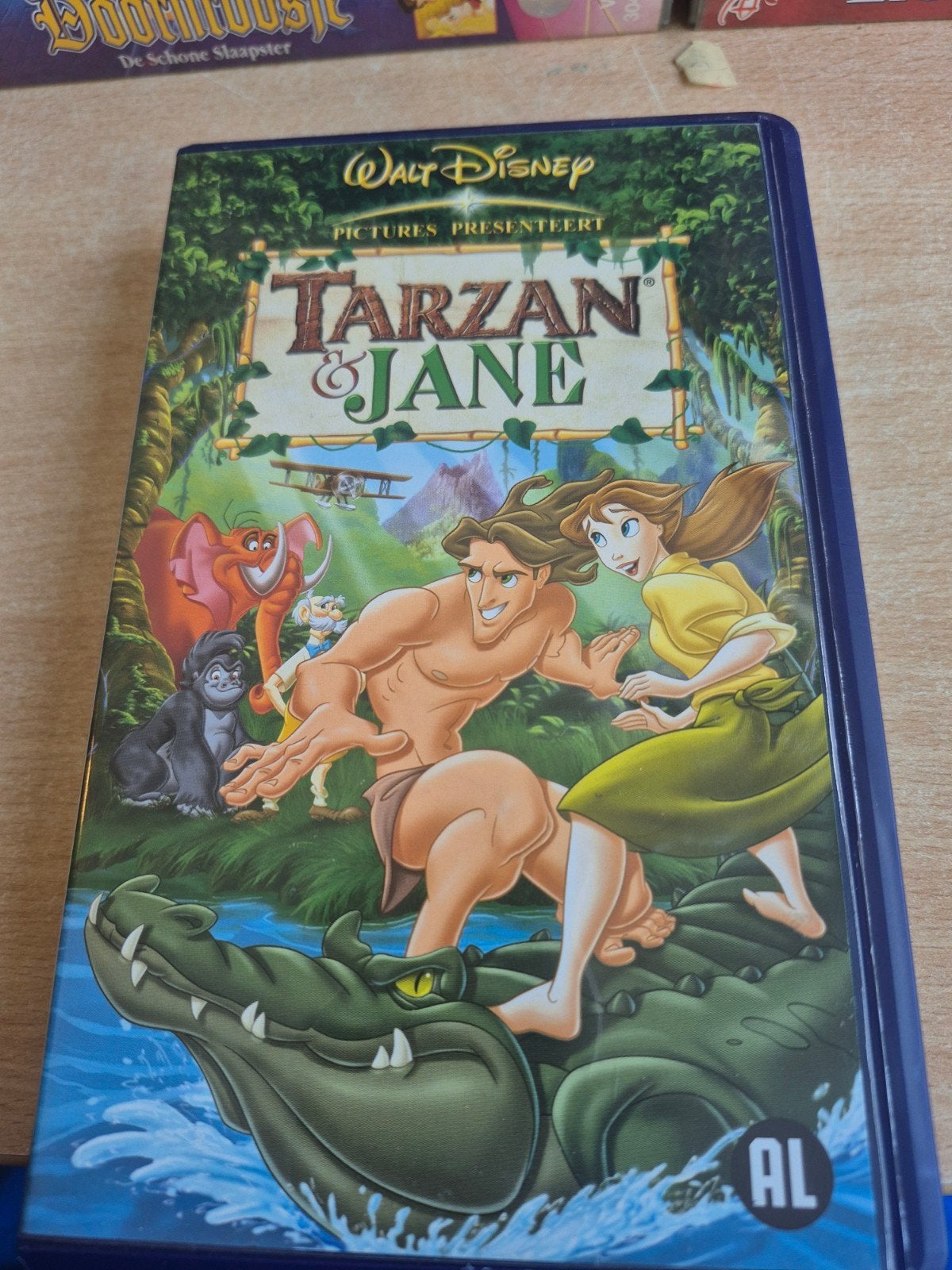Disney Tarzan & Jane VHS - Nederlands gesproken, Gebruikt, Animatie, Alle leeftijden, VHS