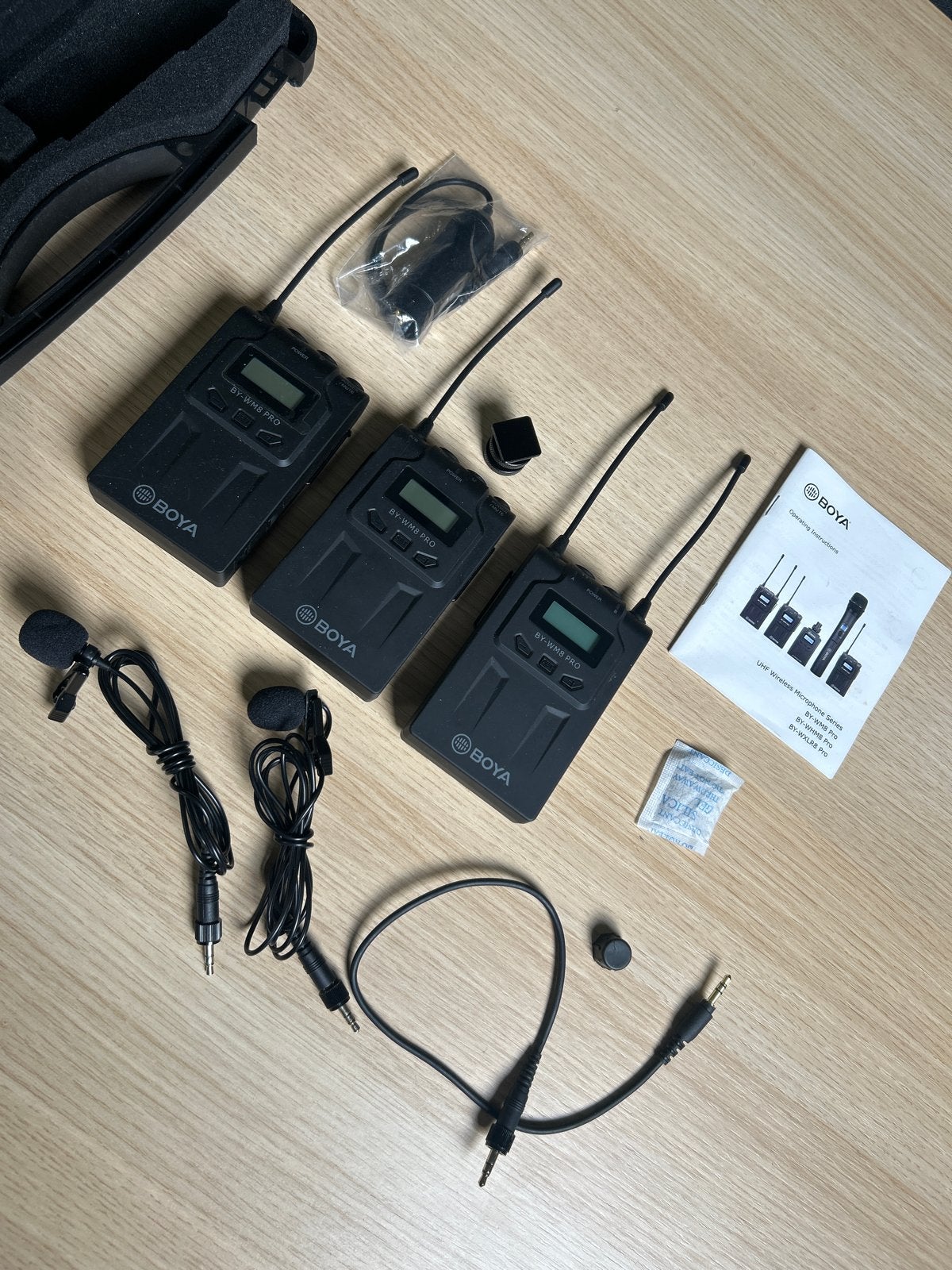 BOYA BY-WM8 Pro K2 Draadloos Microfoonsysteem, Muziek en Instrumenten, Ophalen of Verzenden, Zo goed als nieuw, Overige typen