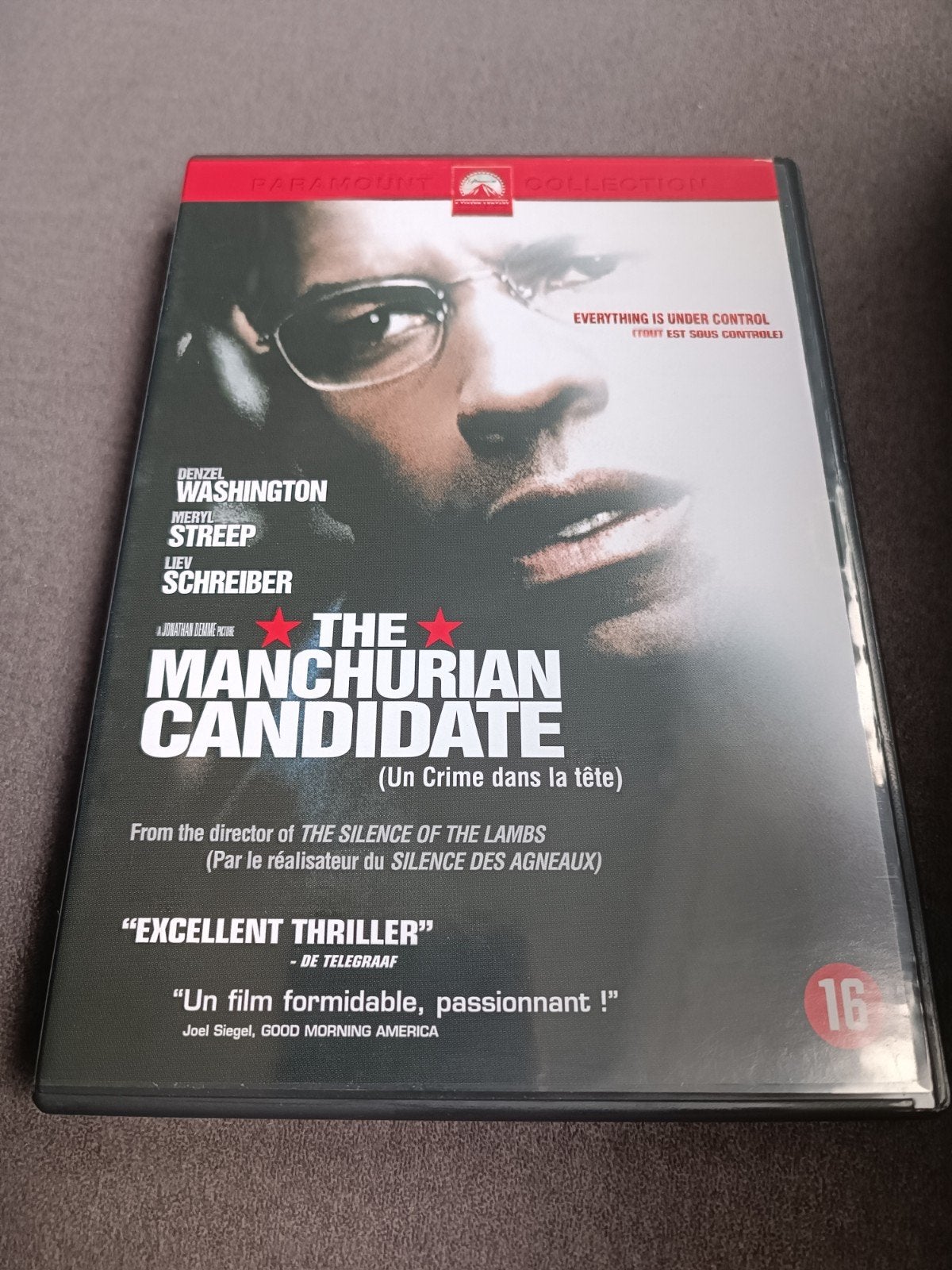 The Manchurian candidate - dvd, Alle leeftijden, Ophalen of Verzenden, Zo goed als nieuw, Detective en Krimi