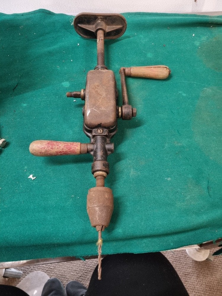 handboor antiek werkt nog goed genko, Ophalen of Verzenden, 'T Olde Gre-j, Info@toldegrej.nl, Endepoelstraat 20f Didam