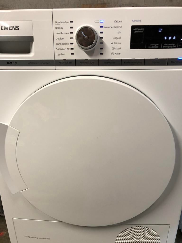 Siemens warmtepompdroger 9,0 kg A++, Witgoed en Apparatuur, Ophalen, Gebruikt, Minder dan 85 cm, 8 tot 10 kg