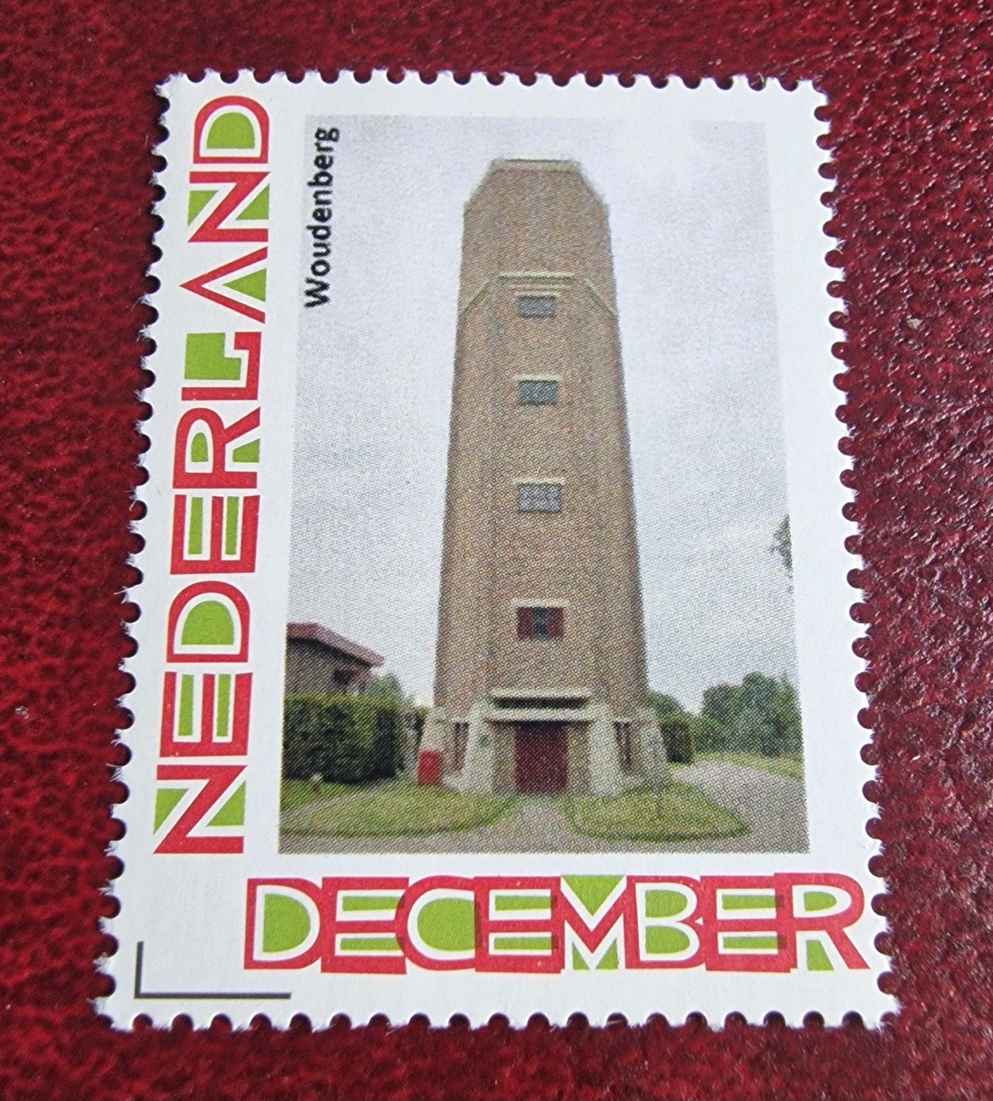 kv139 persoonlijkevPostzegel Woudenberg Watertoren December, Ophalen of Verzenden, Na 1940, Postfris