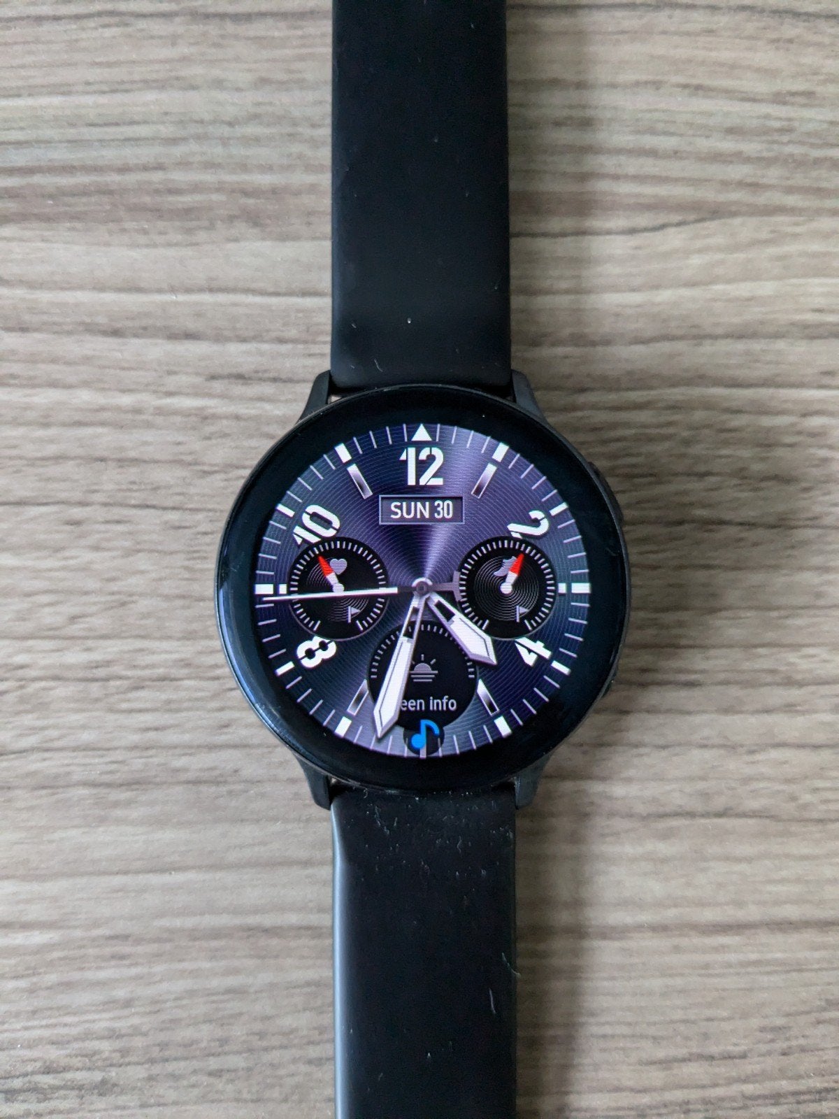 Samsung Galaxy Watch Active2 Zwart 44mm RVS, Ophalen of Verzenden