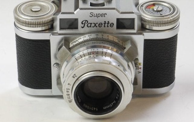 Braun Super Paxette 35mm +Schneider 50mm f2.8 Xenar L39, Ophalen of Verzenden, Gebruikt, Spiegelreflex, Overige Merken