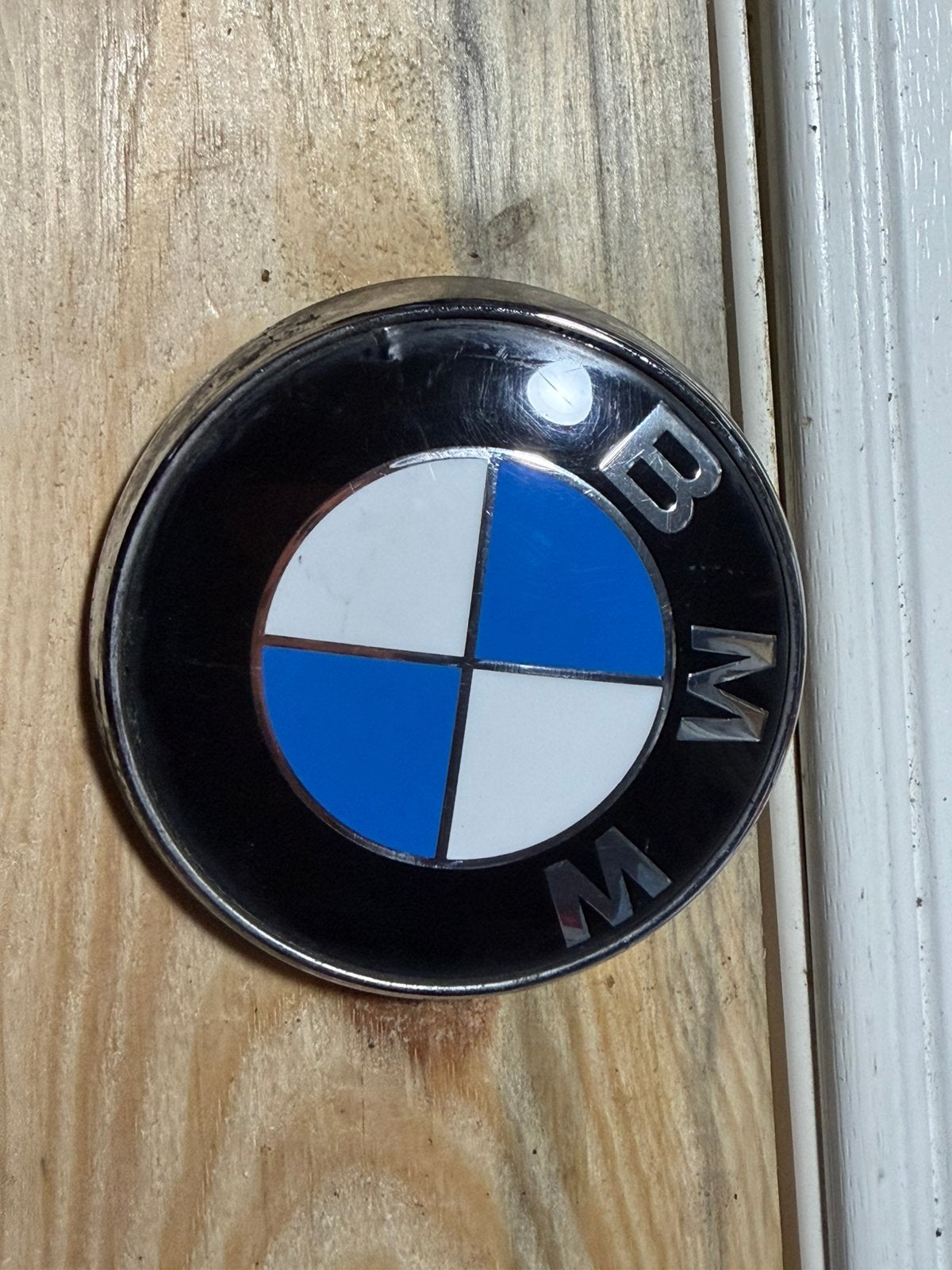 Embleem Bmw e46 touring, Auto-onderdelen, Ophalen of Verzenden, Gebruikt, BMW
