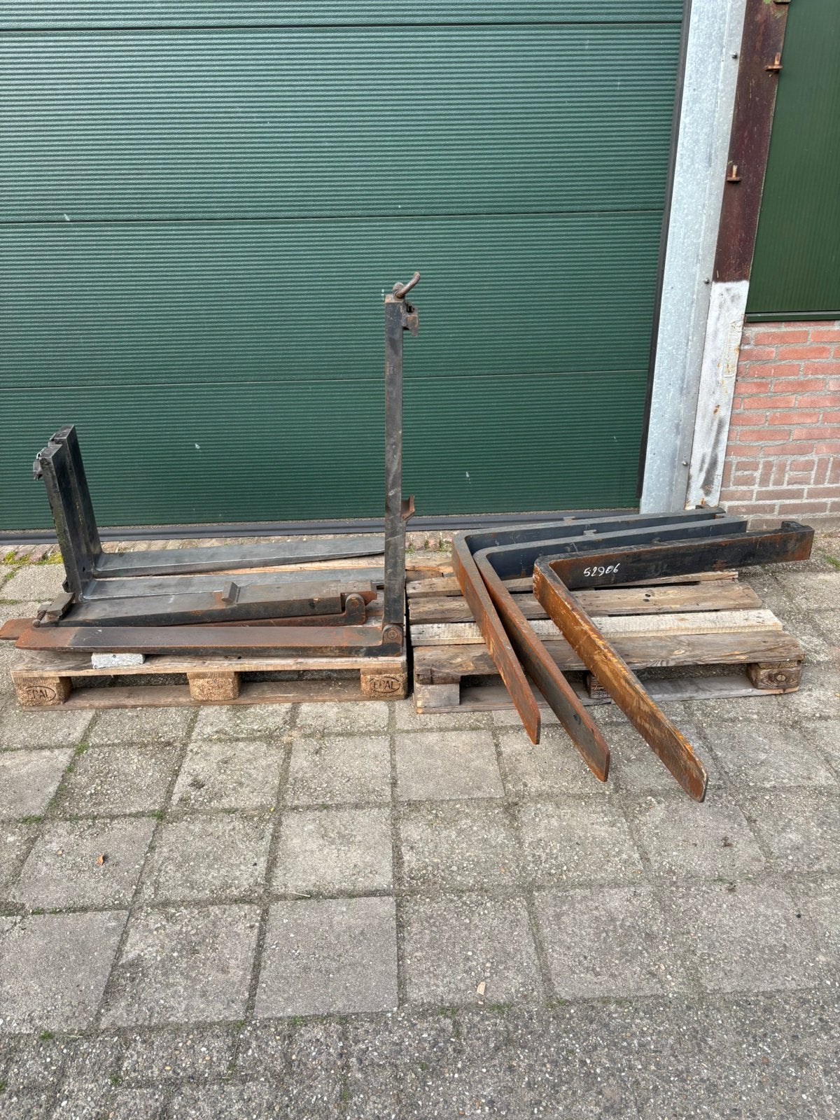Heftrucklepels / hefvorken / heflepels, Ophalen, Gebruikt