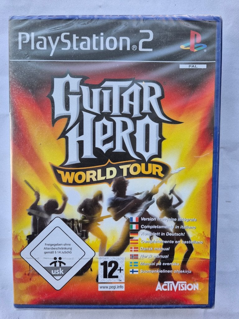 GUITAR HERO world tour NEW sealed, Spelcomputers en Games, Games | Sony PlayStation 2, 1 speler, Racen en Vliegen, Nieuw, Ophalen of Verzenden