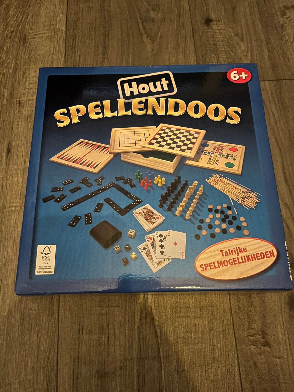 Spellendoos, Ophalen of Verzenden, Zo goed als nieuw