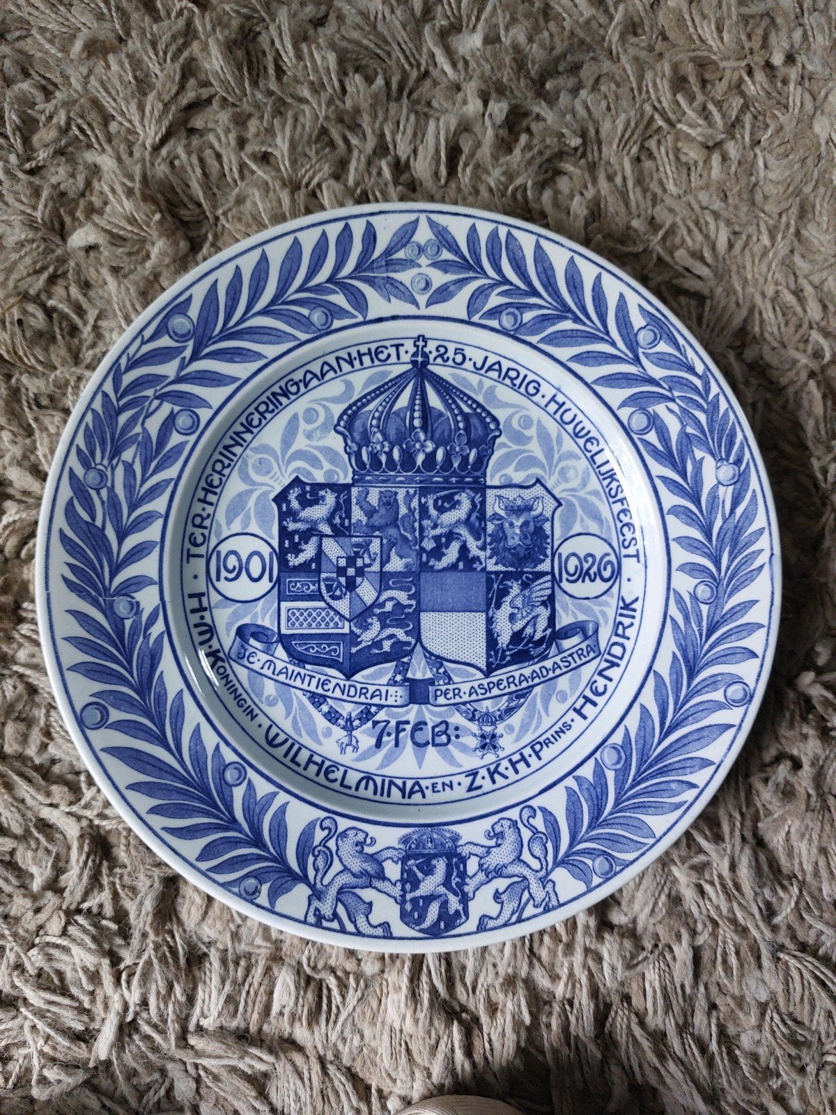 Set van 3 historische herdenkingsborden, Antiek en Kunst, Ophalen of Verzenden