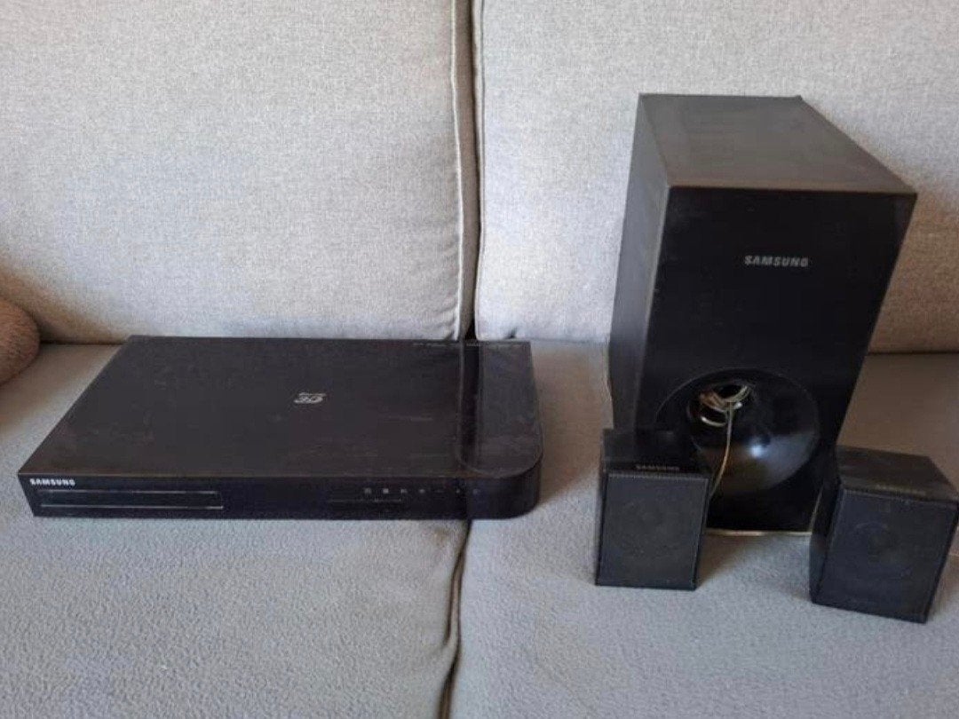 samsung bluray set, Audio, Tv en Foto, Home Cinema-sets, Ophalen of Verzenden, Gebruikt, Overige merken, Blu-ray-speler
