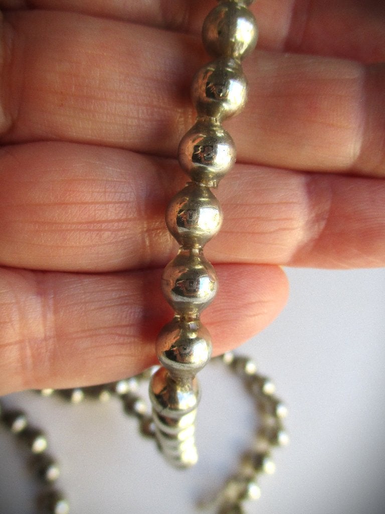 Kerstketting Glas~Antieke Glazen Ketting~totaal 210 cm, Ophalen of Verzenden, Gebruikt