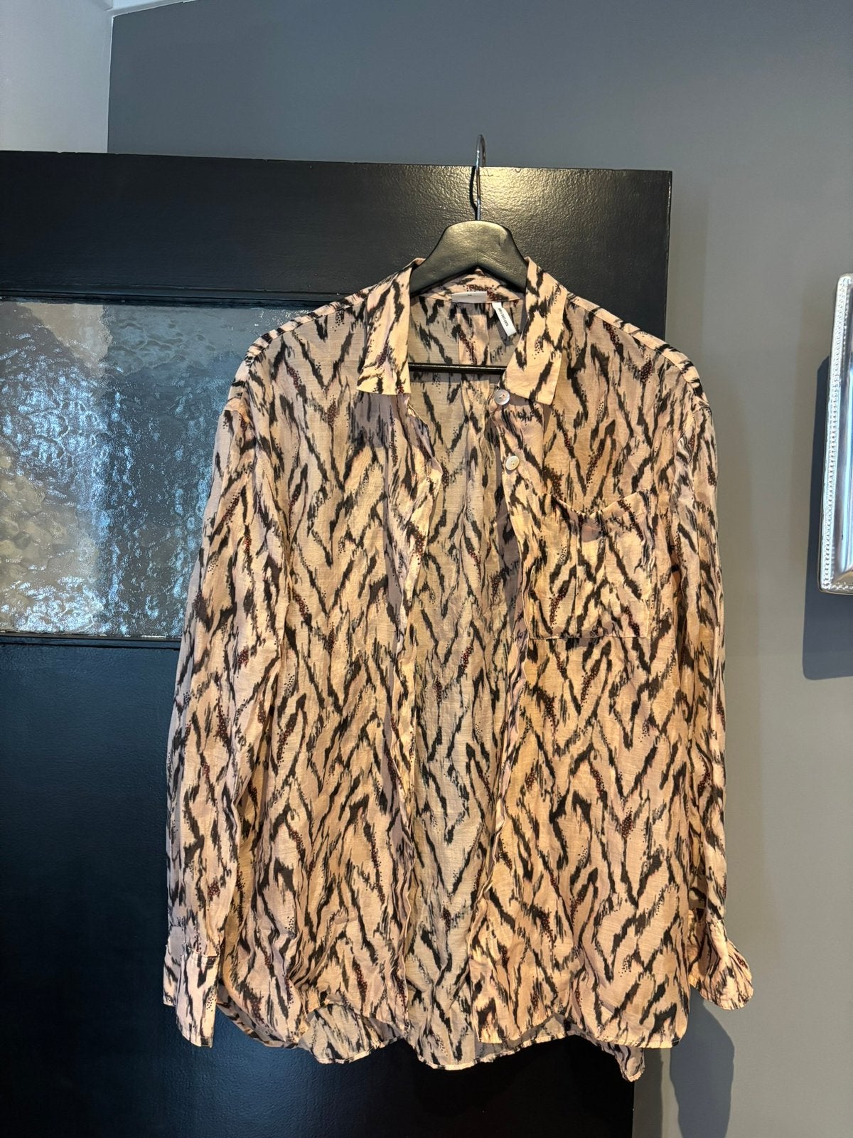 S Oliver blouse maat 36, Ophalen of Verzenden, Zo goed als nieuw, Maat 36 (S), Bruin
