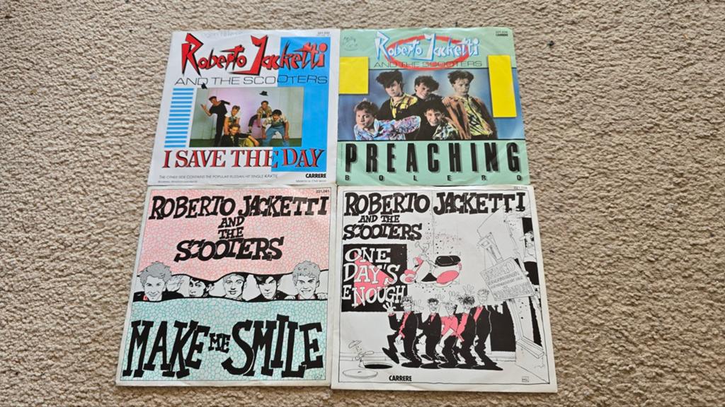 Roberto jacketti and the scooters vinyl, Ophalen of Verzenden, Gebruikt, Pop