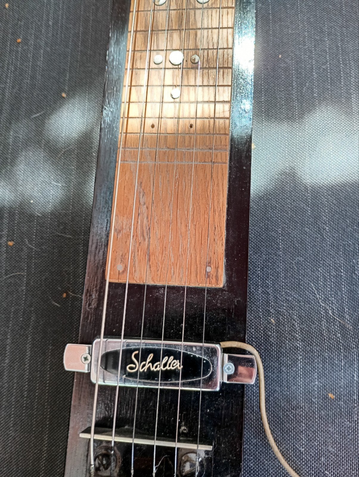 vintage steel guitar, jaren 50, Muziek en Instrumenten, Snaarinstrumenten | Gitaren | Elektrisch, Ophalen of Verzenden, Solid body