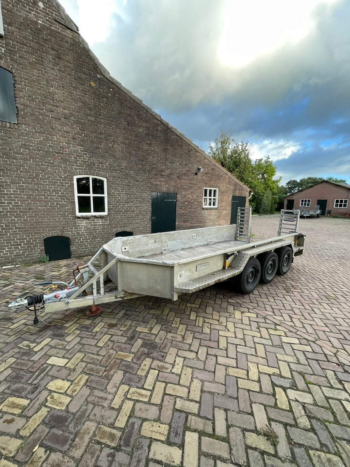 Aluminium Veldhuizen aanhanger, Ophalen of Verzenden, Zo goed als nieuw