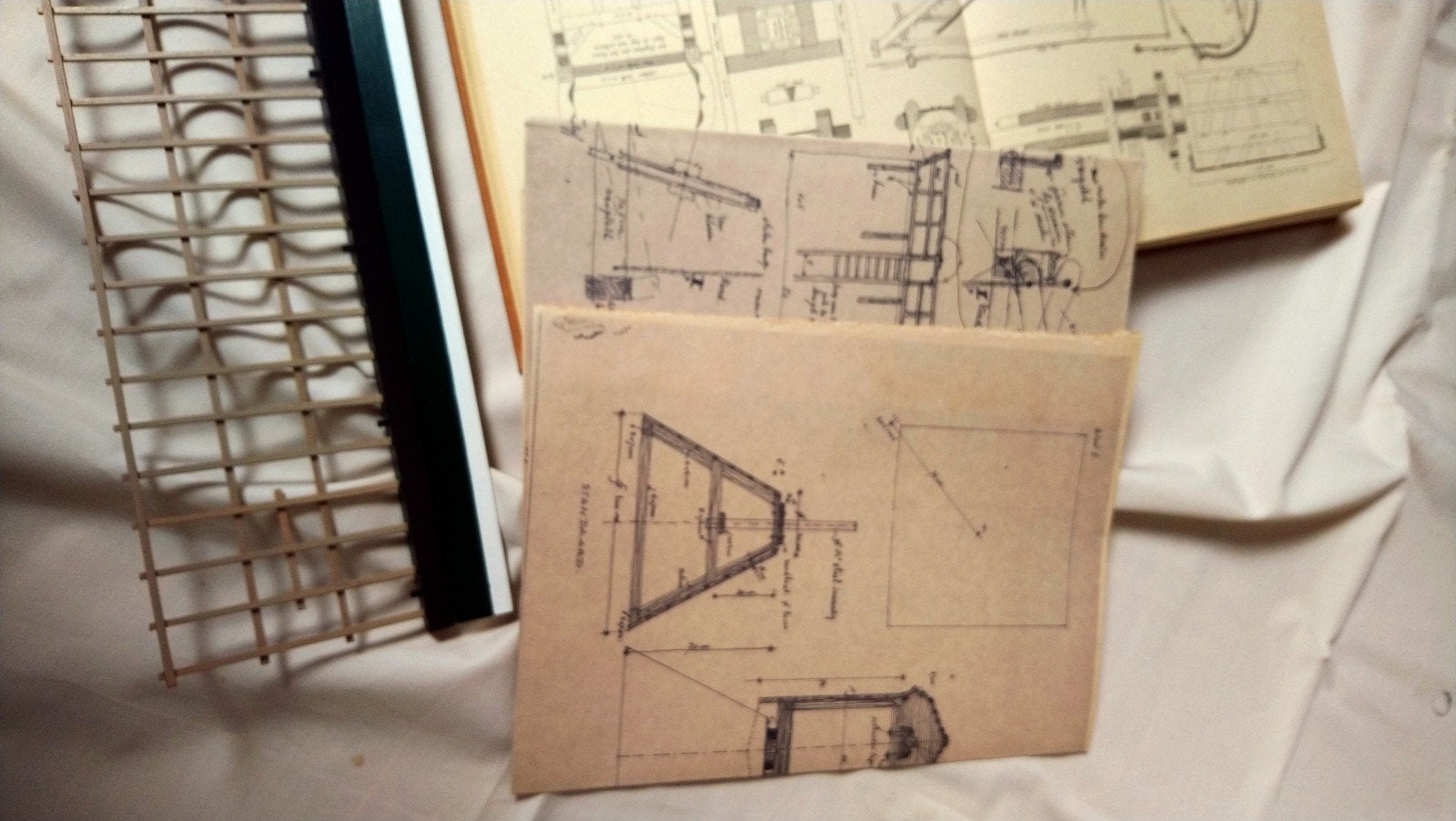 bouwtekening molen, Ophalen of Verzenden, Groter dan 1:32