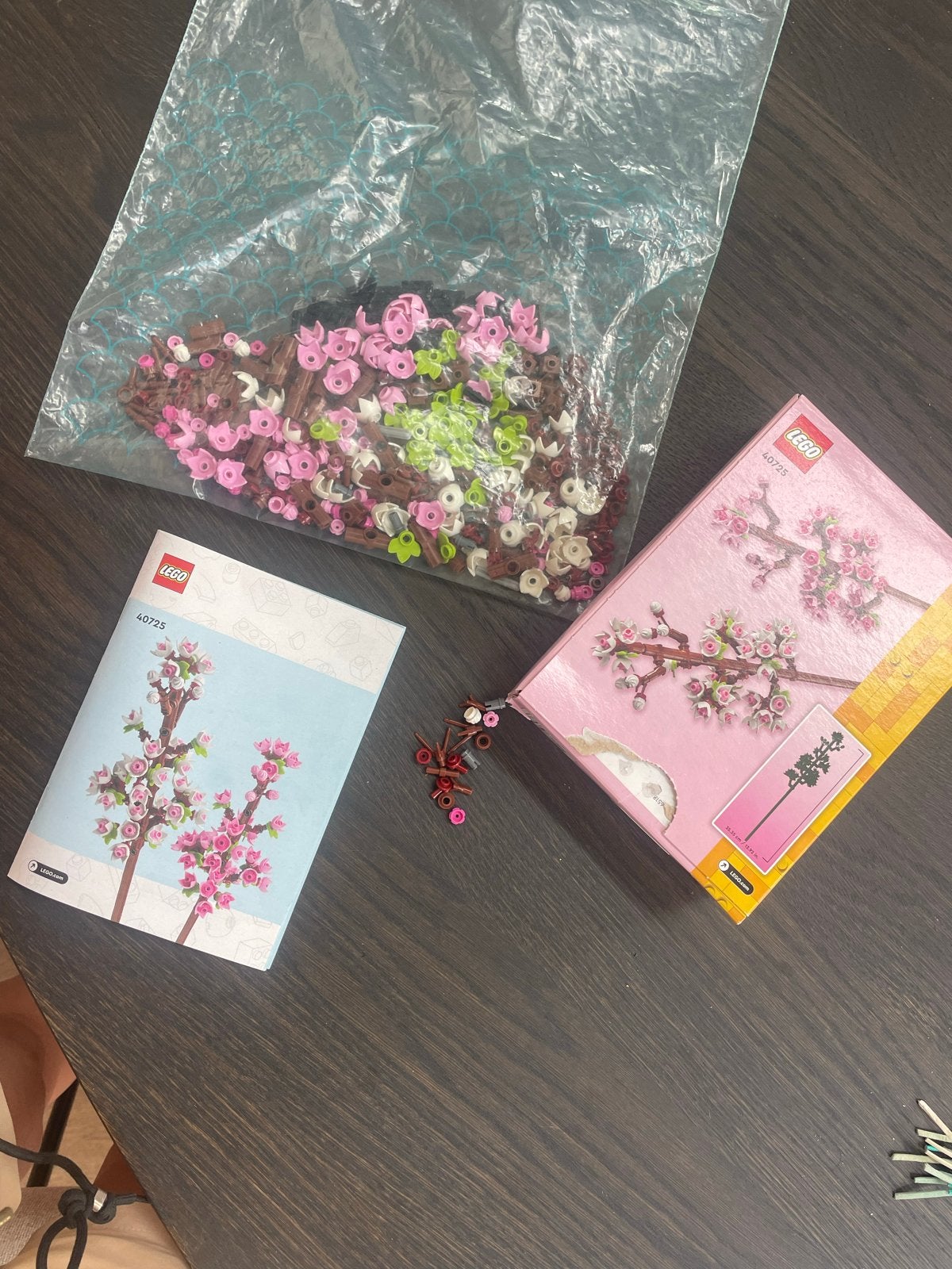 Lego Kersenbloesems (40725) met doos en boekje, Ophalen of Verzenden, Zo goed als nieuw