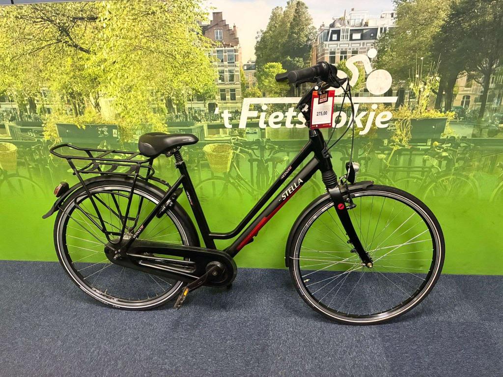 Fietshokje Raaks : Stella Vicenza Nero Damesfiets 50cm, Fietsen en Brommers, Niet ingevuld, Versnellingen, Ophalen of Verzenden