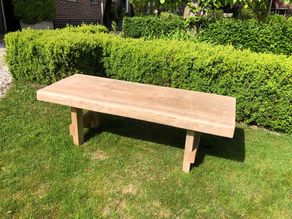 Boomstam tafel, Ophalen, 100 tot 150 cm, 50 tot 100 cm, Zo goed als nieuw