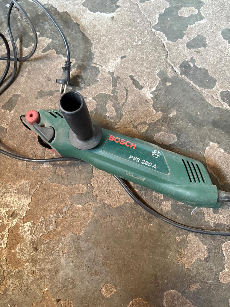 Bosch bandschuurmachine, Ophalen of Verzenden, Gebruikt, Minder dan 600 watt, Bandschuurmachine